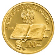 100 Zlotys Jan Łaski's Statute obverse image