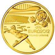100 Zlotys 2012 UEFA European Football Championship, Poland, 2012 reverse image