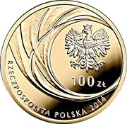 100 Zlotys Canonisation of John Paul II, 27 IV 2014 obverse image