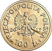 100 Zlotys Józef Piłsudski obverse image
