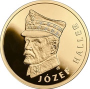 100 Zlotys Józef Haller, Poland, 2016 reverse image