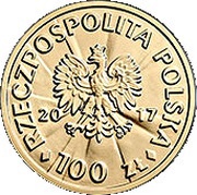 100 Zlotys Roman Dmowski obverse image