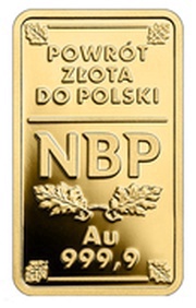 100 Zlotys The Return of Gold to Poland, Poland, 2019 reverse image