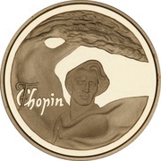 200 Zlotys F Chopin, Poland, 1995 reverse image