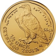 200 Zlotys White-tailed Eagle; Gold Bullion reverse image