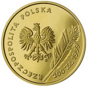 200 Zlotys Juliusz Słowacki obverse image