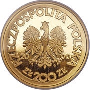 200 Zlotys Solidarność obverse image