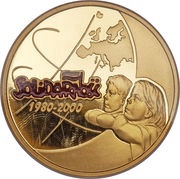 200 Zlotys Solidarność, Poland, 2000 reverse image