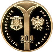 200 Zlotys Ks. Kardynał Stefan Wyszyński obverse image