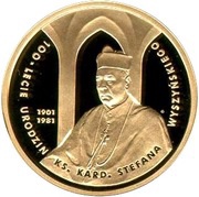 200 Zlotys Ks. Kardynał Stefan Wyszyński, Poland, 2001 reverse image