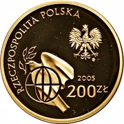 200 Zlotys Ending of II World War obverse image