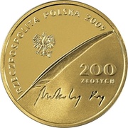 200 Zlotys Mikołaj Rej obverse image