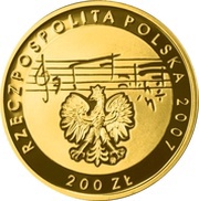 200 Zlotys Karol Szymanowski obverse image