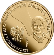 200 Zlotys Zbigniew Herbert obverse image