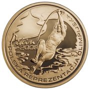 200 Zlotys Polish Team Beijing 2008, Poland, 2008 reverse image