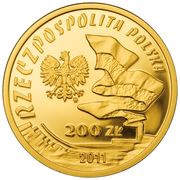 200 Zlotys Ignacy Jan Paderewski obverse image