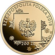 200 Zlotys PyeongChang 2018 obverse image