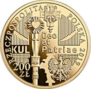 200 Zlotys 100th Anniversary of the Catholic University of Lublin obverse image