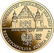 200 Zlotys 100th Anniversary of the University of Poznań obverse image