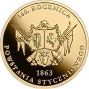 200 Zlotys January Uprising reverse image