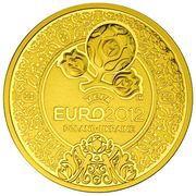 500 Zlotych 2012 UEFA European Football Championship, Poland, 2012 reverse image