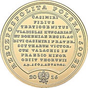 500 Zlotys Ioannes Albertus obverse image