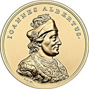 500 Zlotys Ioannes Albertus, Poland, 2016 reverse image