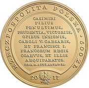 500 Zlotys Sigismun Dus Primus obverse image