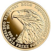 500 Zlotys White-tailed Eagle reverse image