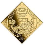 500 Zlotys 100th Anniversary of the Birth of Saint John Paul II obverse image