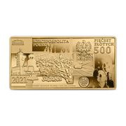 500 Zlotys Lech Kaczyński. It is Worth Being a Pole obverse image