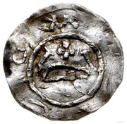 Denier - Mieszko II Lambert unknown mint obverse image