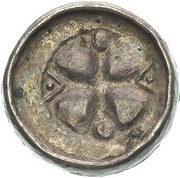 Denier krzyżowy - Bolesław II the Generous Kraków mint, Poland, 1058-1080 reverse image