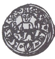 Denier - Bolesław II the Generous Kraków mint obverse image