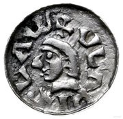 Denier - Ladislaus I Herman Kraków mint obverse image