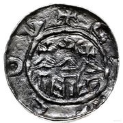 Denier - Ladislaus I Herman Kraków mint, Poland, 1081-1102 reverse image