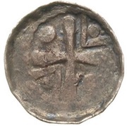 Denier - Ladislaus I Herman Wrocław mint, Poland, 1081-1102 reverse image