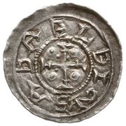 Denier - Boleslaus III Wrymouth Kraków mint, Poland, 1107-1138 reverse image