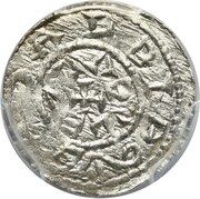 Denier - Boleslaus III Wrymouth Kraków mint, Poland, 1107-1138 reverse image