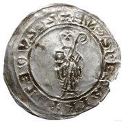 Denier Bracteate protekcyjny - Boleslaus III Wrymouth Kraków or Gniezno mint, Poland, 1107-1138 reverse image