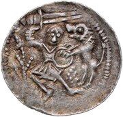 Denier - Ladislaus II the Exile Kraków mint, Poland, 1138-1146 reverse image