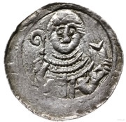 Denier - Ladislaus II the Exile Prince and Bishop, Kraków mint, Poland, 1138-1146 reverse image