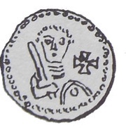 Denier - Ladislaus II the Exile Kraków mint, Poland, 1138-1146 reverse image