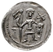 Denier - Boleslaus IV the Curly Kraków mint obverse image