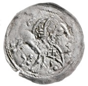 Denier - Boleslaus IV the Curly Kraków mint, Poland, 1166-1173 reverse image