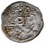Denier - Boleslaus IV the Curly Kraków mint, Poland, 1166-1173 reverse image