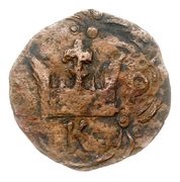 Russian Denier - Casimir III the Great Lwów mint reverse image