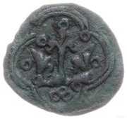 Russian Denier - Louis I of Hungary Lwów mint reverse image