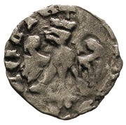 Denier poznański - Casimir III the Great Poznań mint obverse image