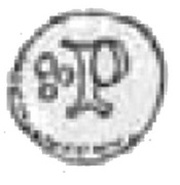 Denier poznański - Louis I of Hungary Poznań mint, Poland, 1370-1382 reverse image